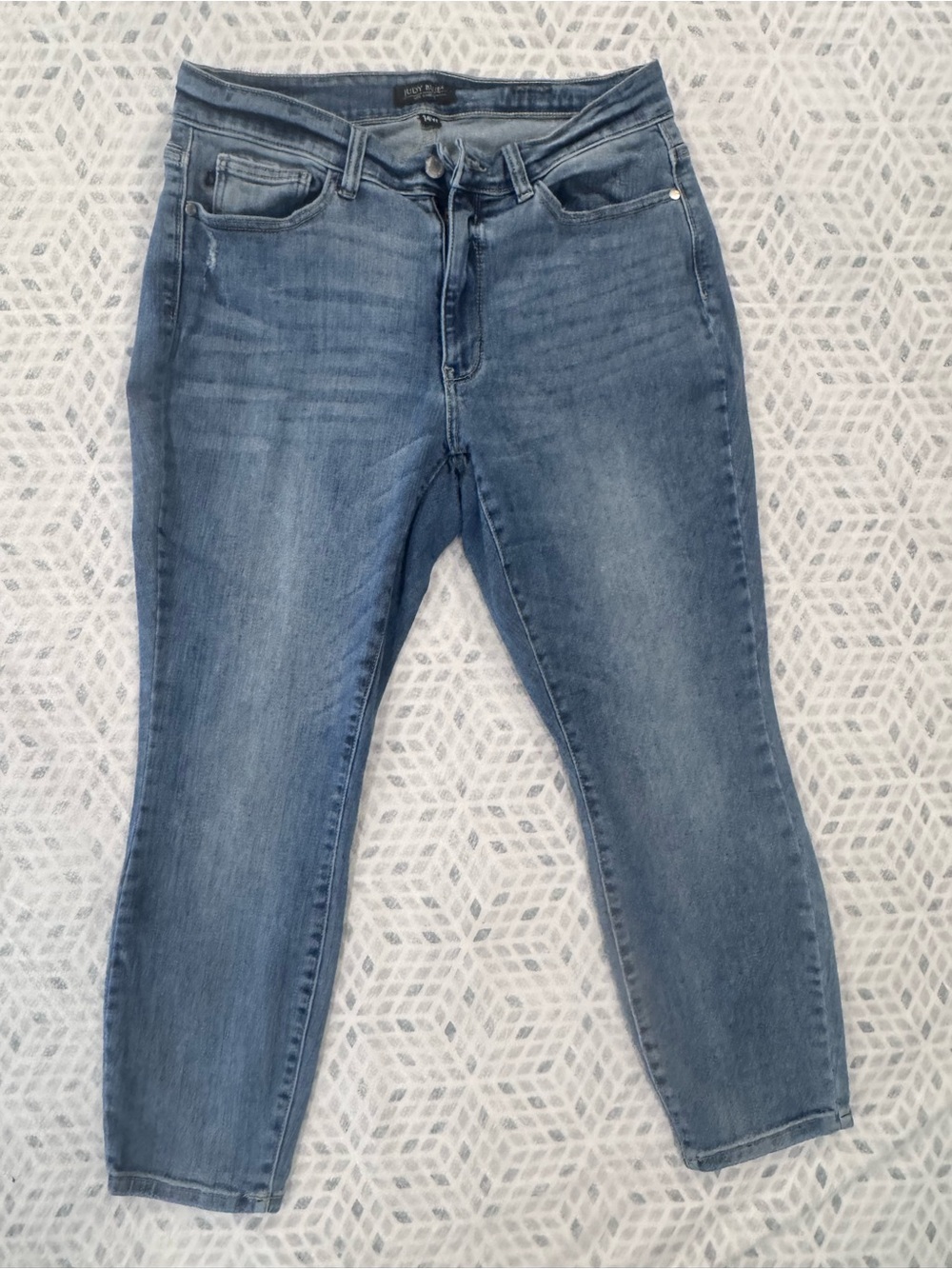 Judy Blue 14W Skinny Jeans Medium Wash Stretch Curvy Boutique Denim